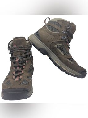 Vasque Gore Tex Vibram Men’s Outdoor Hiking Brown Mesh Boots Size 11M